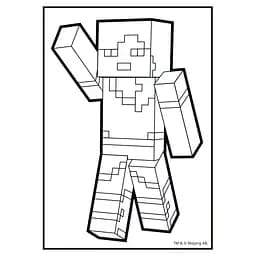 Розмальовка А4 Yes Minecraft з наліпками 8 сторінок (743221) - мініатюра 2