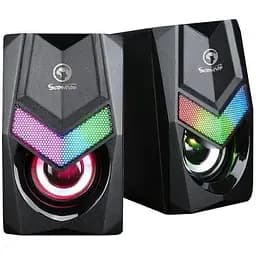 Компьютерные колонки Marvo SG-118 с подсветкой Multi-LED USB