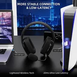 Навушники бездротові Attack Shark L80 Pro, Black - мініатюра 2