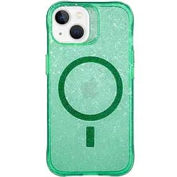 Чохол Epik TPU Radiance with MagSafe для Apple iPhone 15, 6.1 Green