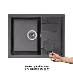 Кухонна мийка Lidz 650x500/200 BLM-14 (LIDZBLM14650500200) - мініатюра 3