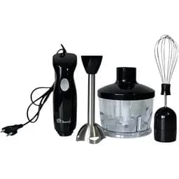 Блендер погружной Domotec MS-5103 3 в 1 с ножами из нержавеющей стали с чашей стаканом и насадками в комплекте 500 W