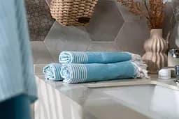 Рушник Ardesto SPA 90х170 см 100% бавовна аква (ART2690AQ)  - мініатюра 8