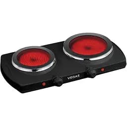 Електроплита Vegas VEC-2048B керамічна двоконфорочна (VEC-2048B)