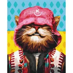 Картина по номерам Brushme Котик Kalush ©Марианна Пащук 40x50 см