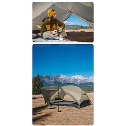 Намет Naturehike Mongar CNK2550WS016, 15D надлегкий двомісний сiрий - мініатюра 7