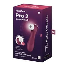 Вакуумний кліторальний стимулятор Satisfyer Pro 2 Generation 3 Wine Red Satisfyer SO7774 94132