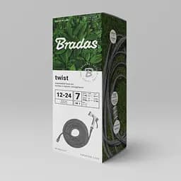 Шланг для поливу Bradas (комплект) TWIST HOSE 12 м-24 м BOX сірий WTW1224GY - мініатюра 5