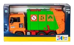 Набір іграшковий Сміттєвоз MAN TGA Bruder 1056 Різнокольоровий shop (4001702010560) - мініатюра 3