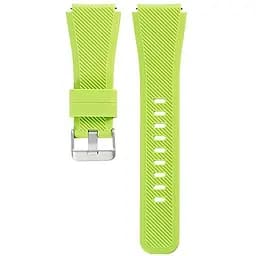 Браслет Gear для Samsung Gear Sport - зелений ширина кріплення 20мм силікон Watchbands (W47-2WB91918842)