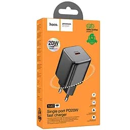 МЗП Hoco N40 Mighty PD20W (1USB-C) Black - мініатюра 6