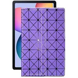 Чохол StatusCASE з екошкіри для планшету Samsung Galaxy Tab S6 lite Фіолетовий ромб