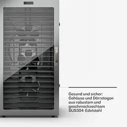 Дегідратор сушарка Food Dehydrator LT-20 для овочів фруктів м'яса грибів 20 лотків 2000Вт - мініатюра 4