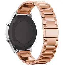 Металевий ремінець Watchbands Stainless Premium для Samsung Galaxy Watch 46mm Silver - рожево-золотий (WB006METALROSEGOLD-2021-2)