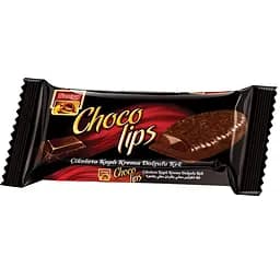 Пирожное Saray Chocolips с какао с кремовой начинкой в шоколадной глазури 35 г