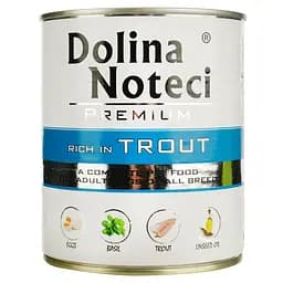 Вологий корм для собак Dolina Noteci Premium з фореллю 800 г - мініатюра 2
