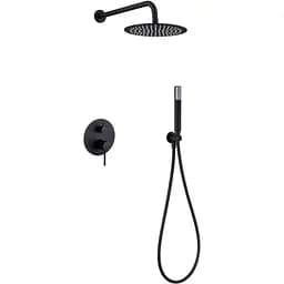 Душова система прихованого монтажу Imex Monza чорний матовий GPM039/NG, Чорний матовий