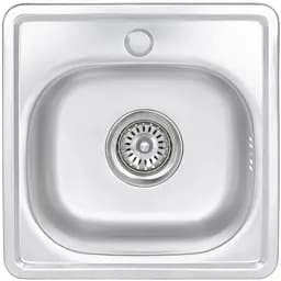 Кухонная мойка Brinex 3838 0,6 мм, врезная BRIN3835SAT06