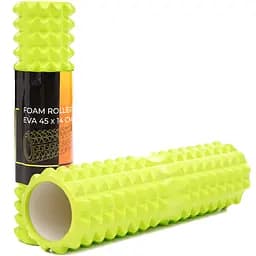 Масажний ролик Cornix EVA 45 x 14 см (валик, ролер) XR-0337 Green