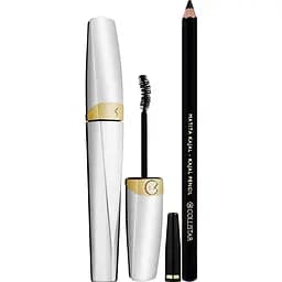 Набір для макіяжу очей Collistar Shock: Туш для вій, чорна, 8 мл + Олівець для очей Kajal, чорний, 1,2 г