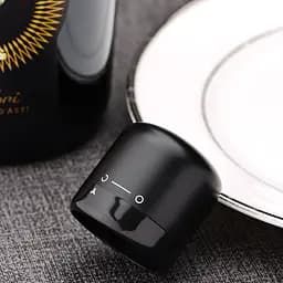 Вакуумна пробка для вина Semi Wine Stopper, Black - мініатюра 5