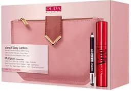 Набір для макіяжу очей Pupa Vamp! Mascara Sexy Lashes&Two-Phase MakeE-Up Remover, відтінок 001 Black, 15 г (040369A001) - мініатюра 2