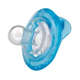 Силіконова пустушка Nuby Вишенька, з природнім рухом соска, 0-6 міс., блакитний (5787SACSblue)