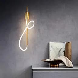 Золоте бра з гнучким неоном Line F WB 6/850 AB
