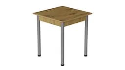 Стіл кухонний Ferrum-decor Агата 75x70x70 Сірий ДСП Дуб Артізан 16мм (FRD-105671) - мініатюра 3