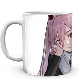 Кружка GeekLand Chainsaw Man Человек Бензопила Павер CM 02.16 330 мл белая