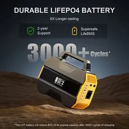 Зарядна станція Vtoman FlashSpeed 300 (230 Вт/г) 300W, DC/PD In, MPPT, LiFePo4 (FlashSpeed 300) - мініатюра 4