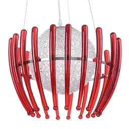 Люстра підвісна Brille в спальню E27 60W CH RD (BR-01 322S/1) - мініатюра 2