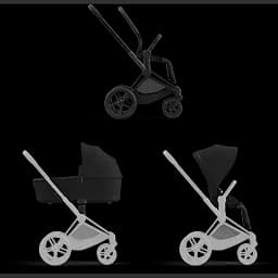 Шассі Cybex Priam з каркасом LS RBA, matt black (521002331) - мініатюра 7