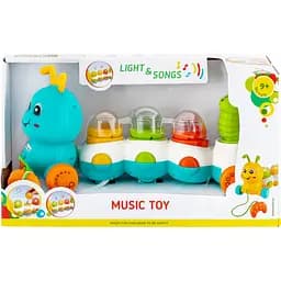 Іграшка музична Baby Team Повзунчик (8659_блакитний) - мініатюра 4
