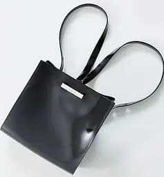 Жіноча каучукова сумка-рюкзак трансформер Zaxy Closer Bag чорна sum0028698 - мініатюра 5