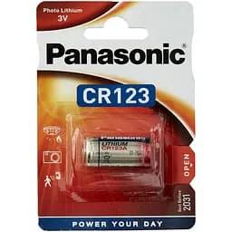 Батарейка Panasonic CR 123 BLI 1 Lithium