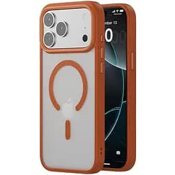 Чохол Ummi Colorful with MagSafe для Apple iPhone 17 Pro 6.3" Помаранчевий/Orange