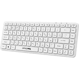 Клавіатура OfficePro бездротова біла (SK790W) - мініатюра 6