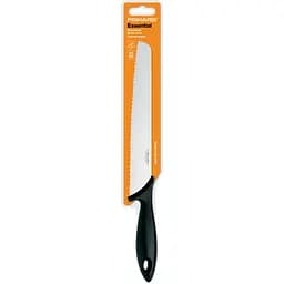 Ніж кухонний Fiskars Essential для хліба 23.4 см нержавіюча сталь, пластик, чорний kuh0014594 - мініатюра 3