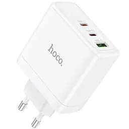 МЗП Hoco N30 Glory PD65W+QC3.0 (1USB-A/2C) White - мініатюра 4
