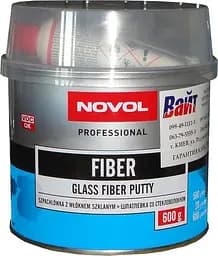 Шпаклівка Novol FIBER зі скловолокном тисяча двісті двадцять дві 0,6кг