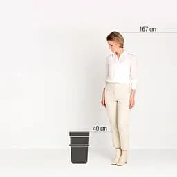 Відро для сміття Brabantia Sort&Go 16 л м'ятне (211867) - мініатюра 5
