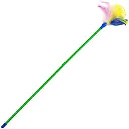 Іграшка для котів Природа Паличка з пір'ям