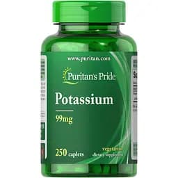 Калій Puritan's Pride Potassium 99 mg 250 каплет