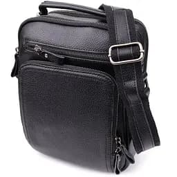 Ділова чоловіча сумка з ручкою для перенесення в руці з натуральної шкіри Vintage 21х25х10 см sum0027500