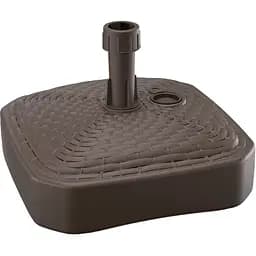 Подставка для садового зонта Prosperplast квадратная коричневая 12 л