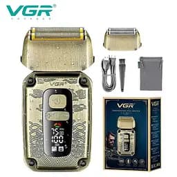Електробритва для чоловіків VGR V-337 акумуляторна 5W Gold - мініатюра 2