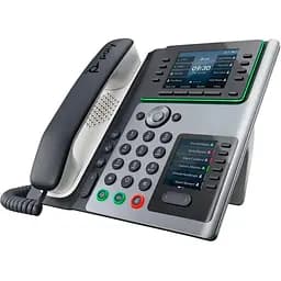 Poly SIP-телефон Edge E450, Bluetooth 5, WiFi AC, 2x USB, PoE, сірий