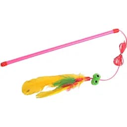 Іграшка для котів Fox Вудка-дражнилка Мордочка з пером