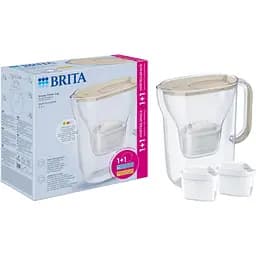 Фільтр-глечик Brita Style Essential Mxpro пісочний + 2 картриджа (1057797)